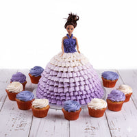 Princess Barbie Doll Cake