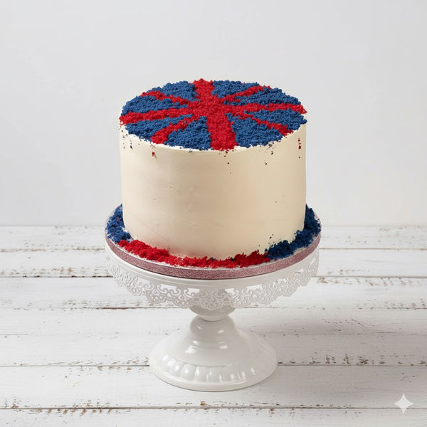 The Union Jack Tower Cake
