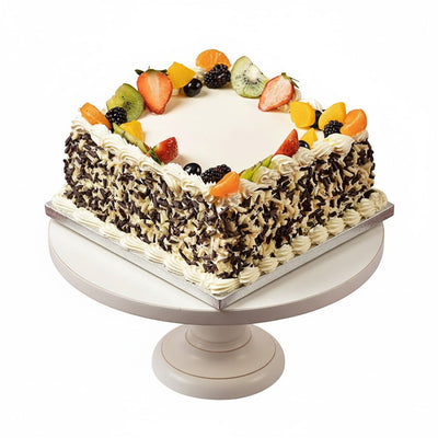 Square Marble Fruit Cake