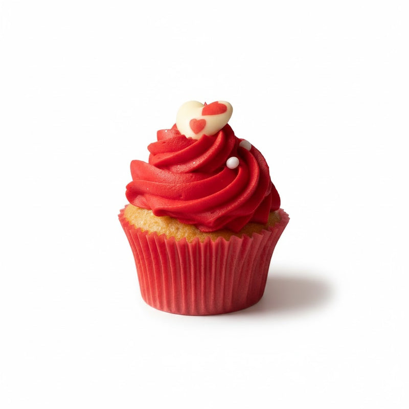 Valentine's Day Vanilla Cupcakes