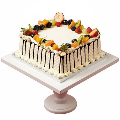 Square Mixed Fruit Cake
