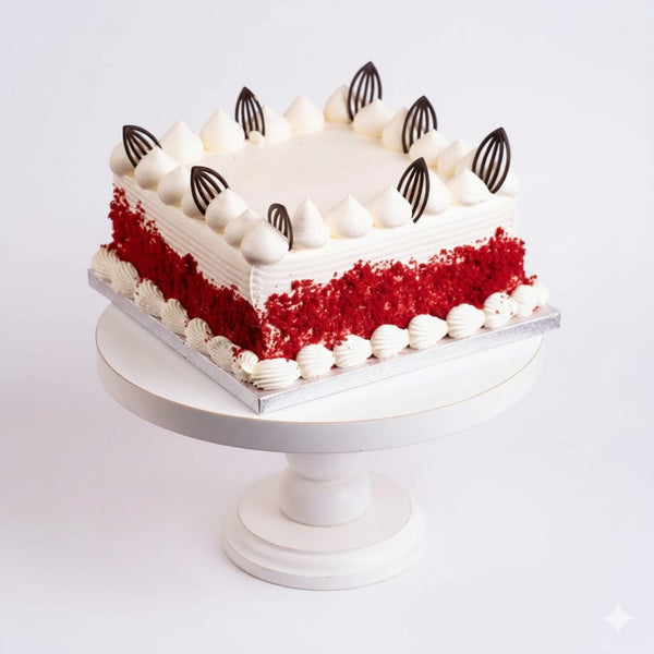 Red Velvet Berry Delight Cake
