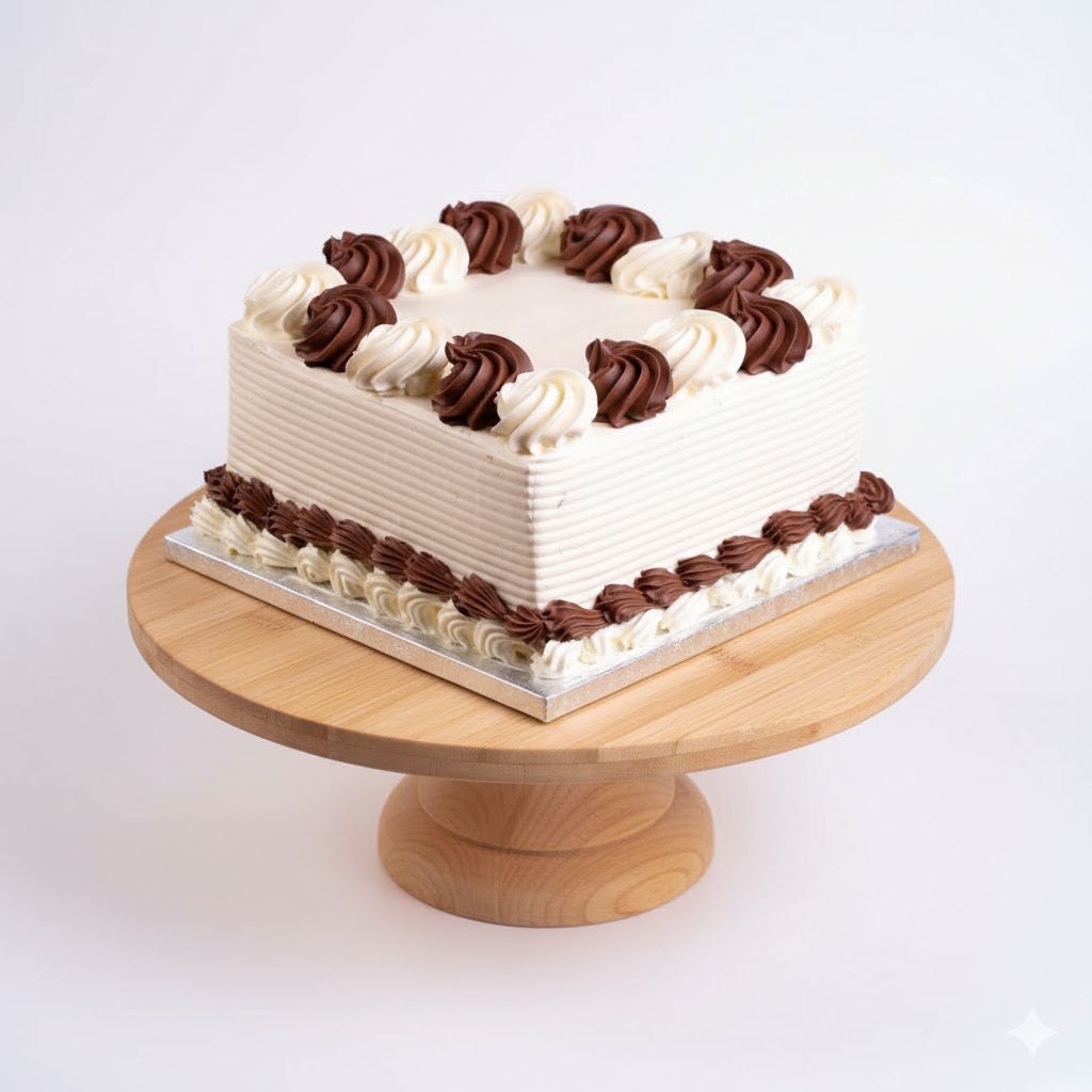Choco Vanilla Fusion Cake