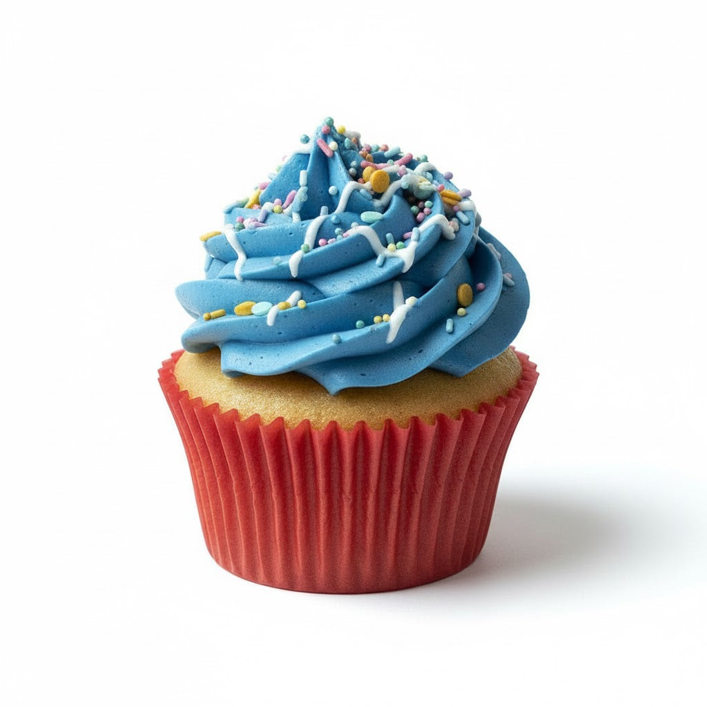 Blue Vanilla Cupcakes