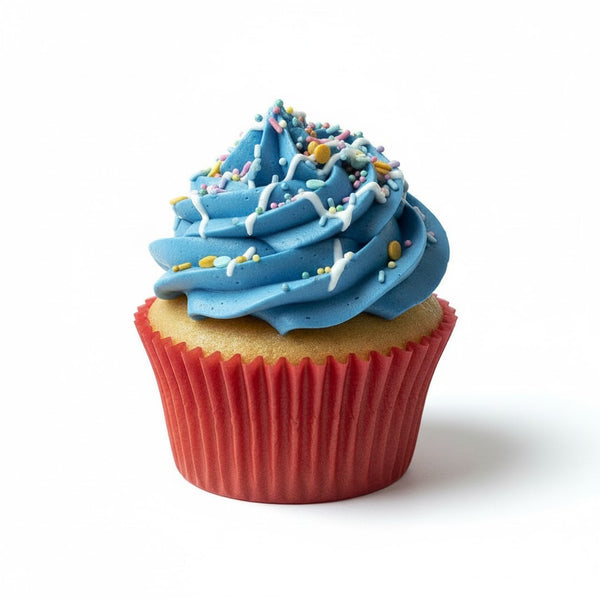 Blue Vanilla Cupcakes