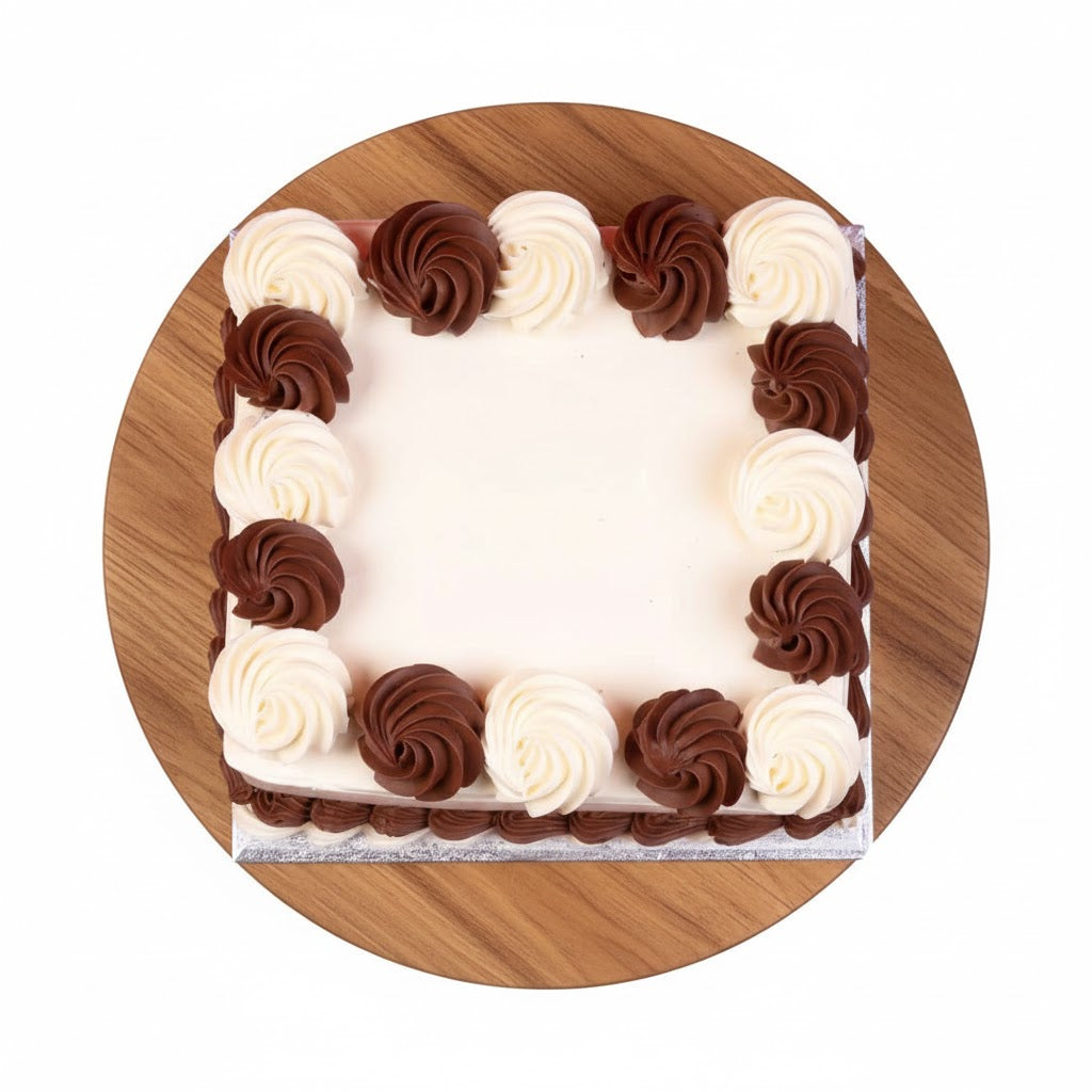 Choco Vanilla Fusion Cake