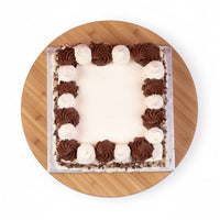Dual Swirl Temptation Square Cake
