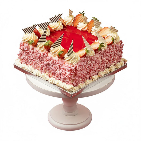 Strawberry Square Cake