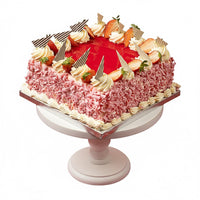 Strawberry Square Cake