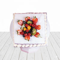 Lavender Dripping Cake