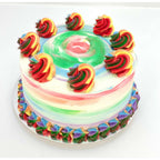 Rainbow Palette Cake