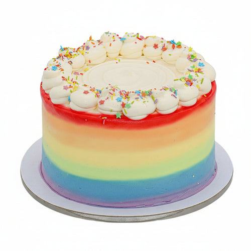 Vanilla Rainbow Cake