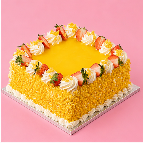 Square Mango Cake